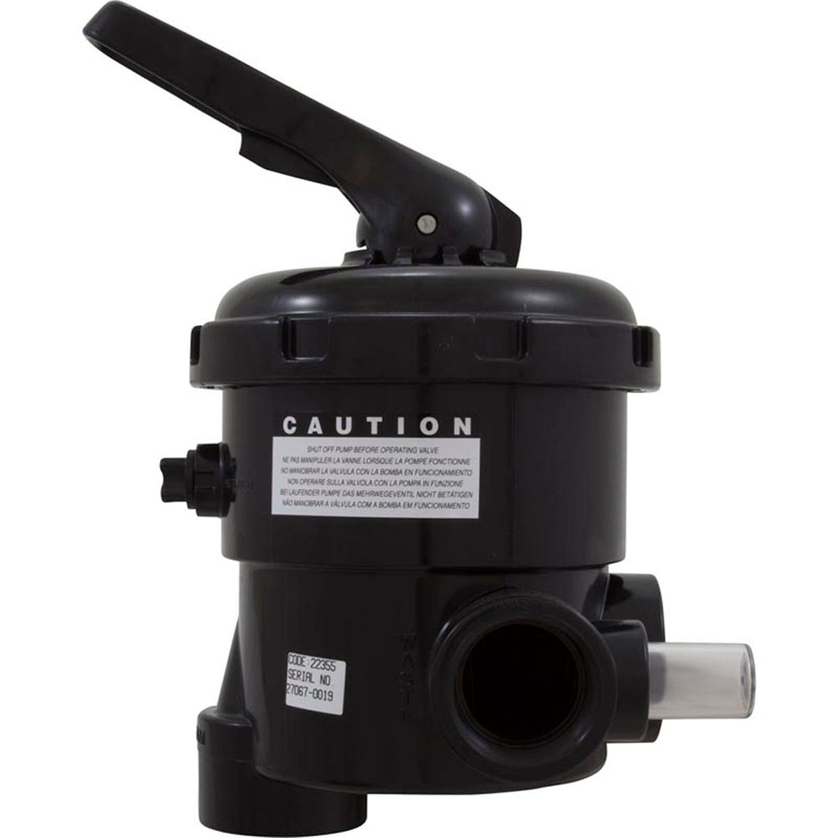 MPV, Astral Sand Filter, 1-1/2", Side Mount, 6 Position