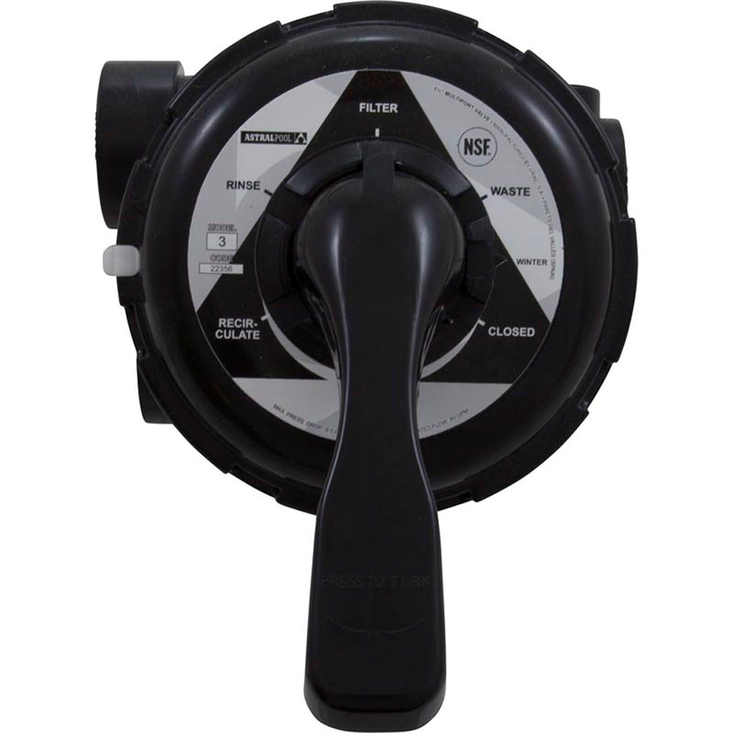 MPV, Astral, 1-1/2", universel, sans plomberie, 6 positions