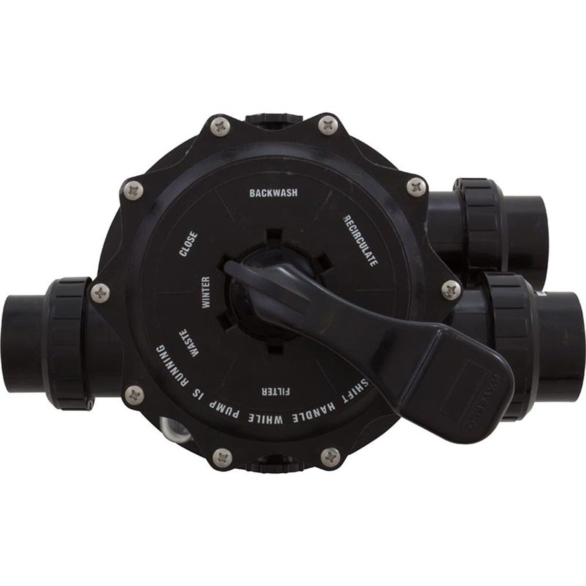 Multiport Valve, Waterco Top Mount, 2"union, 6 Position