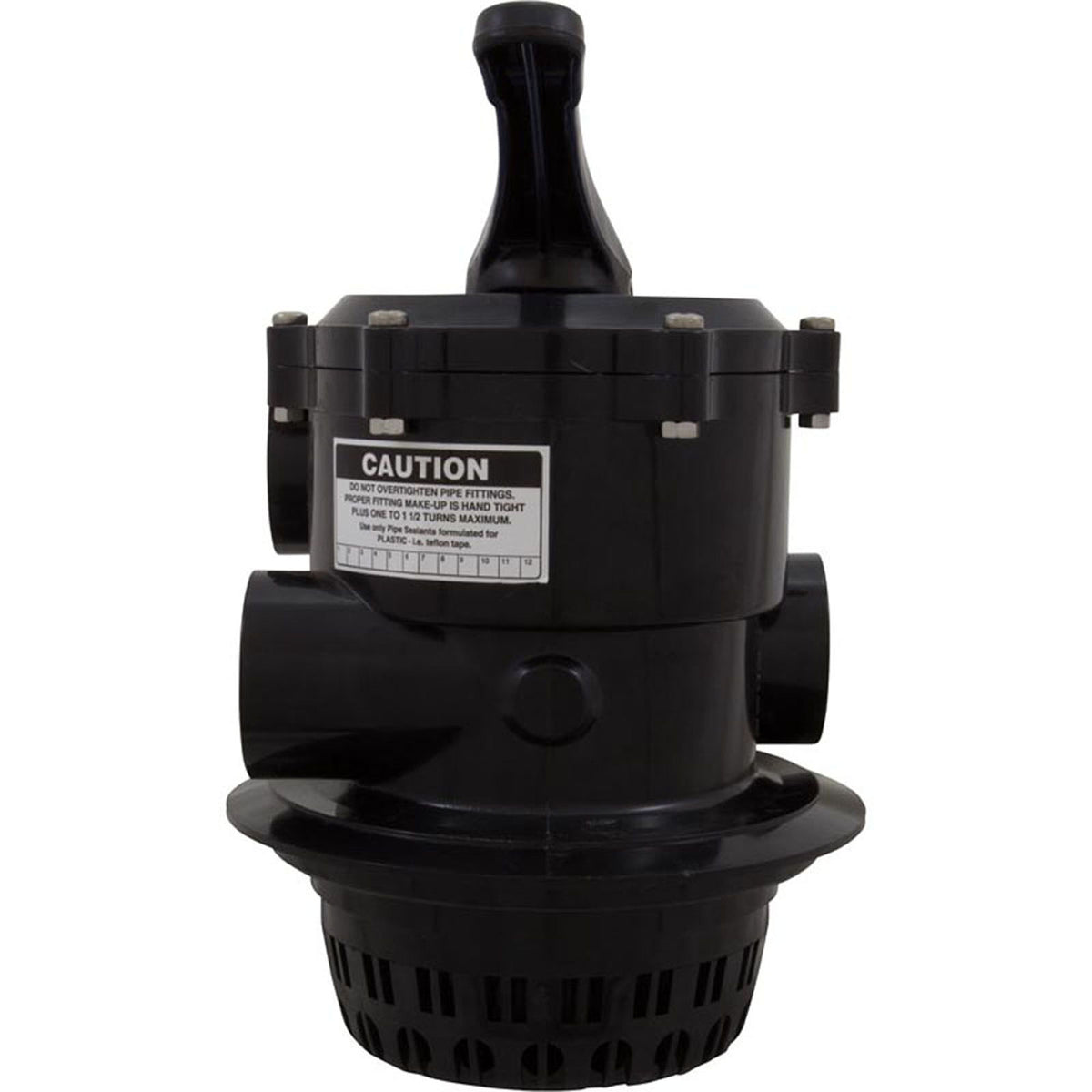 Multiport Valve, Waterco Top Mount, 1-1/2"fpt, Clamp-On, 6 Pos