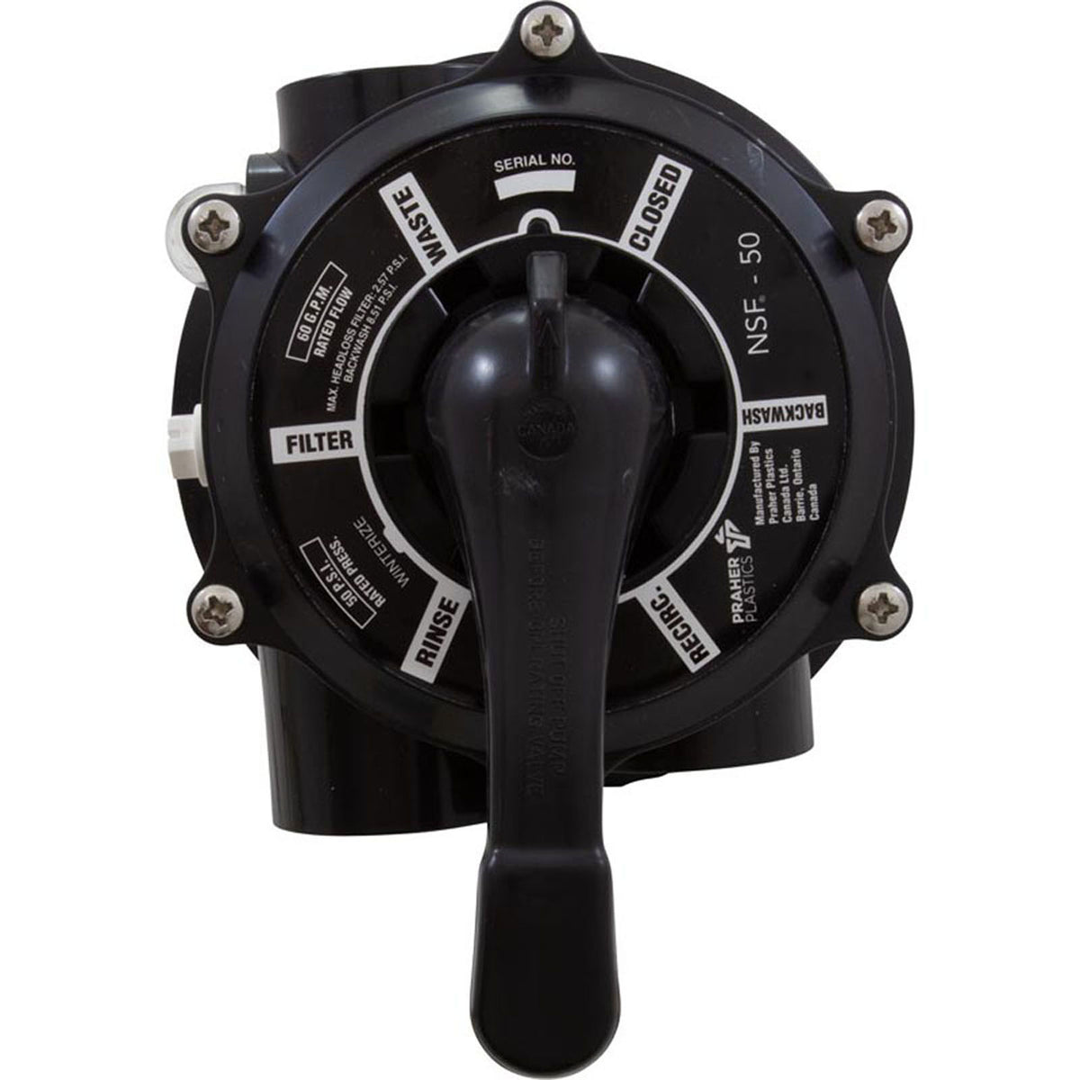 Multiport Valve, Praher TM-12-L, 1-1/2" Female Pipe Thread