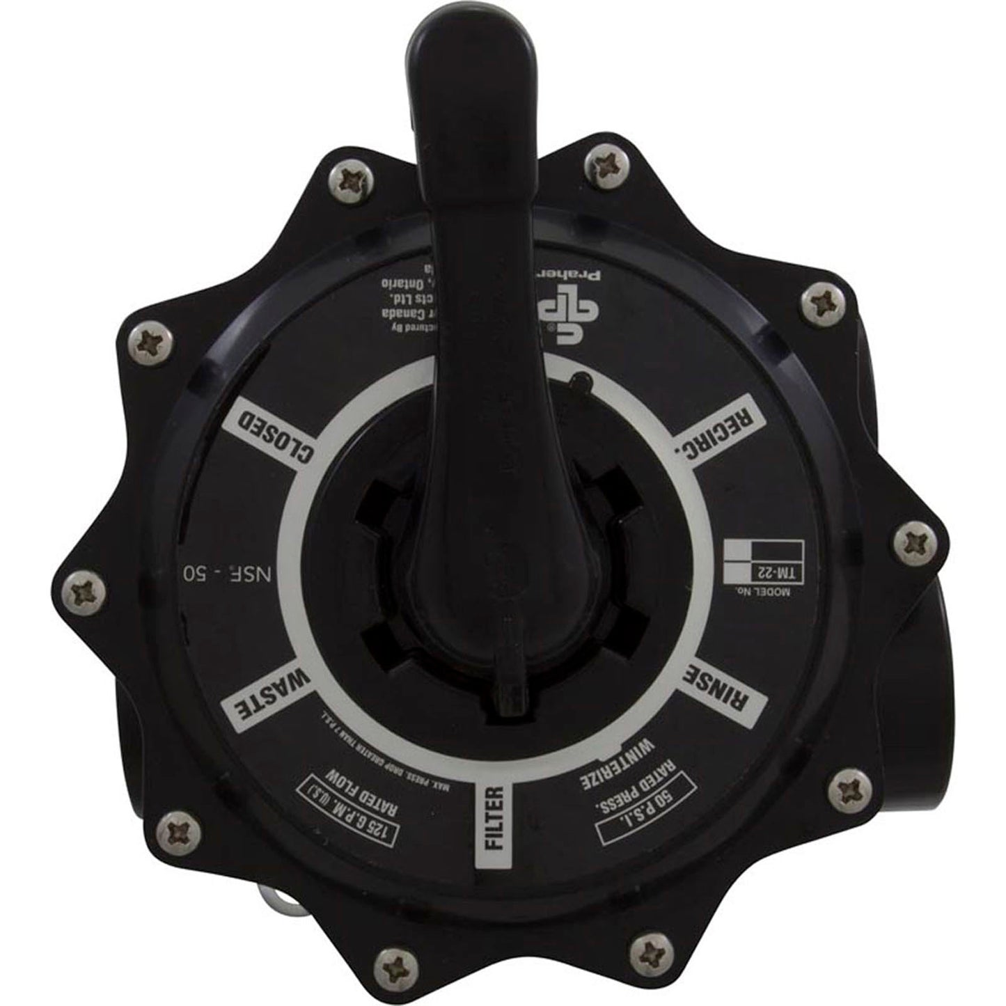 Multiport Valve, Praher TM-22-E, 2" Female Pipe Thread