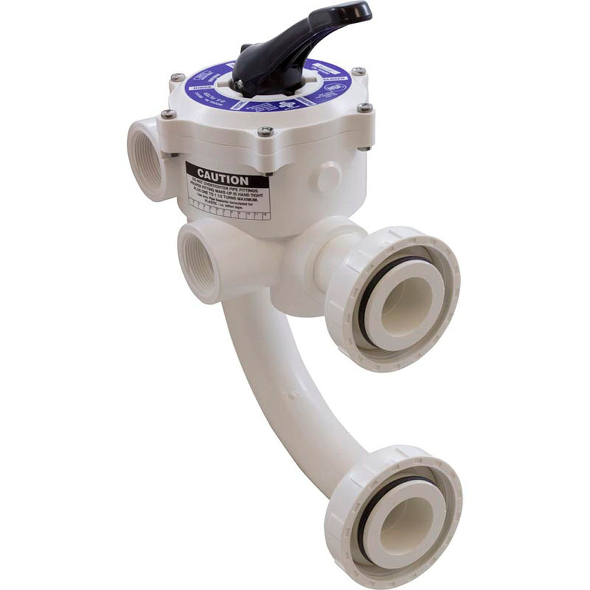 Multiport Valve, Praher SM1-PP2, 1-1/2", w/PacFab Plumbing