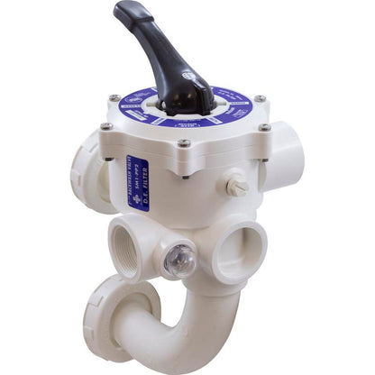 Multiport Valve, Praher SM1-PP2, 1-1/2", w/PacFab Plumbing