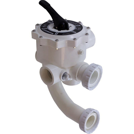 Multiport Valve, Praher SM2-SR3U, 2", w/StaRite Plumbing, Wht