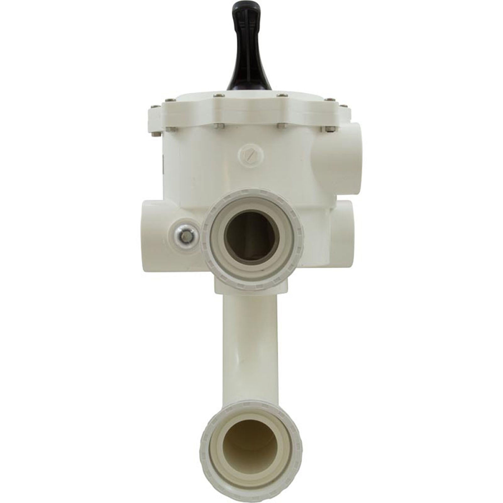 Multiport Valve, Praher SM2-SR3U, 2", w/StaRite Plumbing, Wht