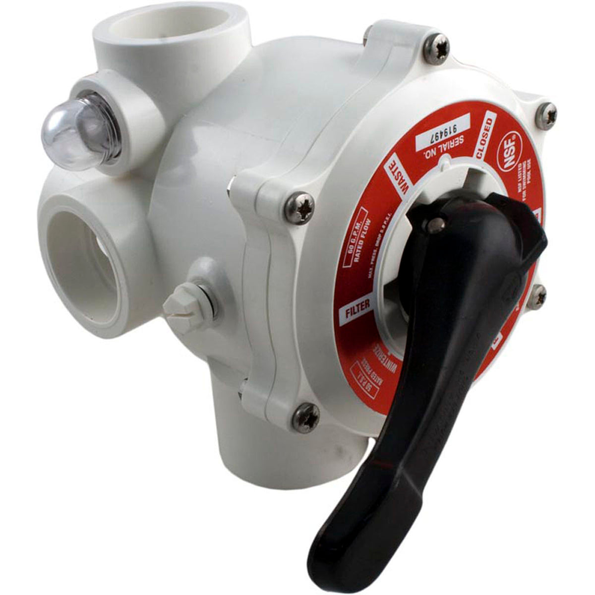 Multiport Valve, Praher SM-10-AOS, 1-1/2" Slip
