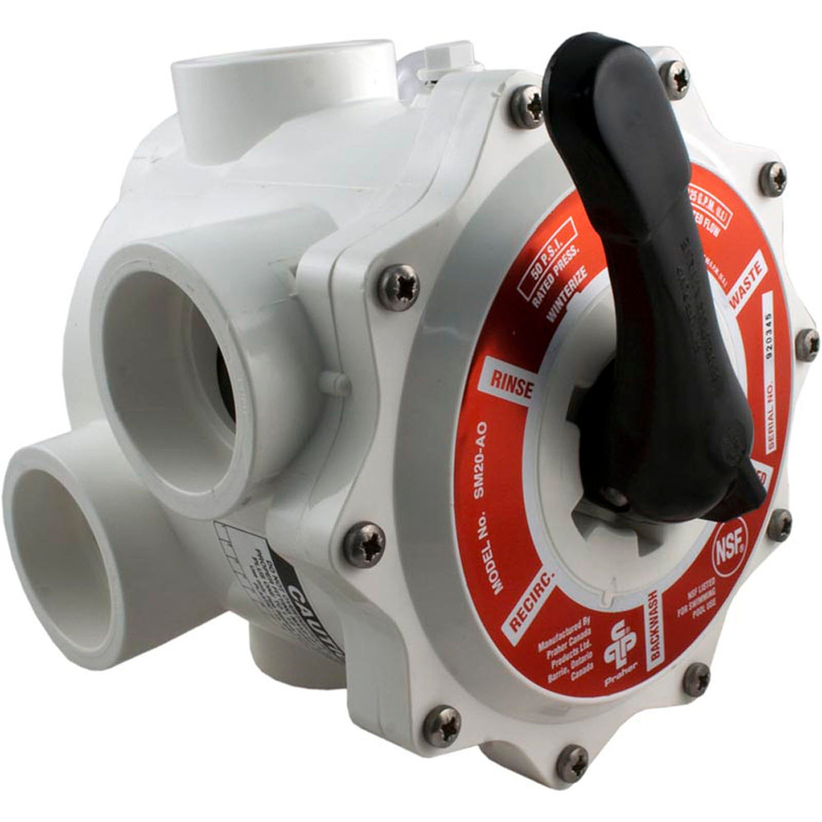 Multiport Valve, Praher SM-20-A0S, 2" Slip