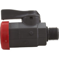 Ball Valve, Praher, 1/4"mpt x 1/4"fpt, Without Fittings