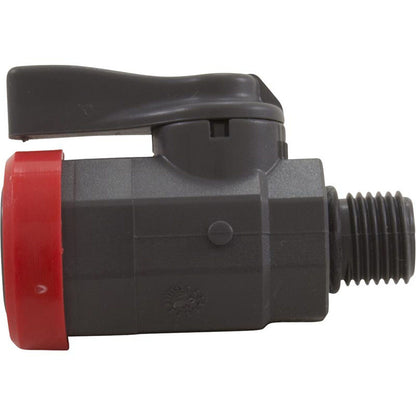 Ball Valve, Praher, 1/4"mpt x 1/4"fpt, Without Fittings