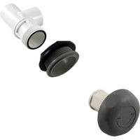 On/Off Valve, Waterway, 1" Slip x 1" Slip, Single Port, Gray
