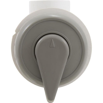 Válvula desviadora, vía fluvial, 2-1/16" de alta presión, 1" de alta presión, 1 puerto, gris