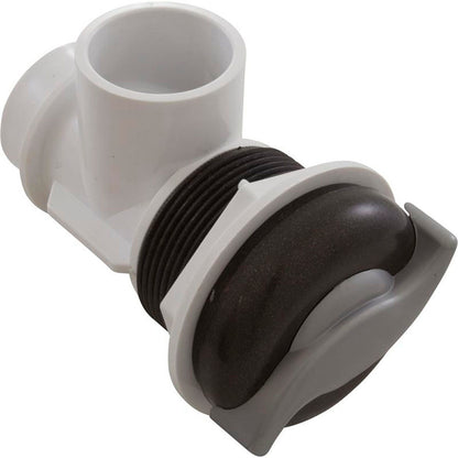 Válvula desviadora, acceso superior WW de 1", 1 pieza, estilo "S", plata oscura/gris