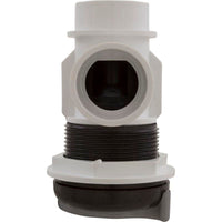 Diverter Valve, WW 1" Top Access, 1-Prt, "S" Style, Dk Slvr/Gry