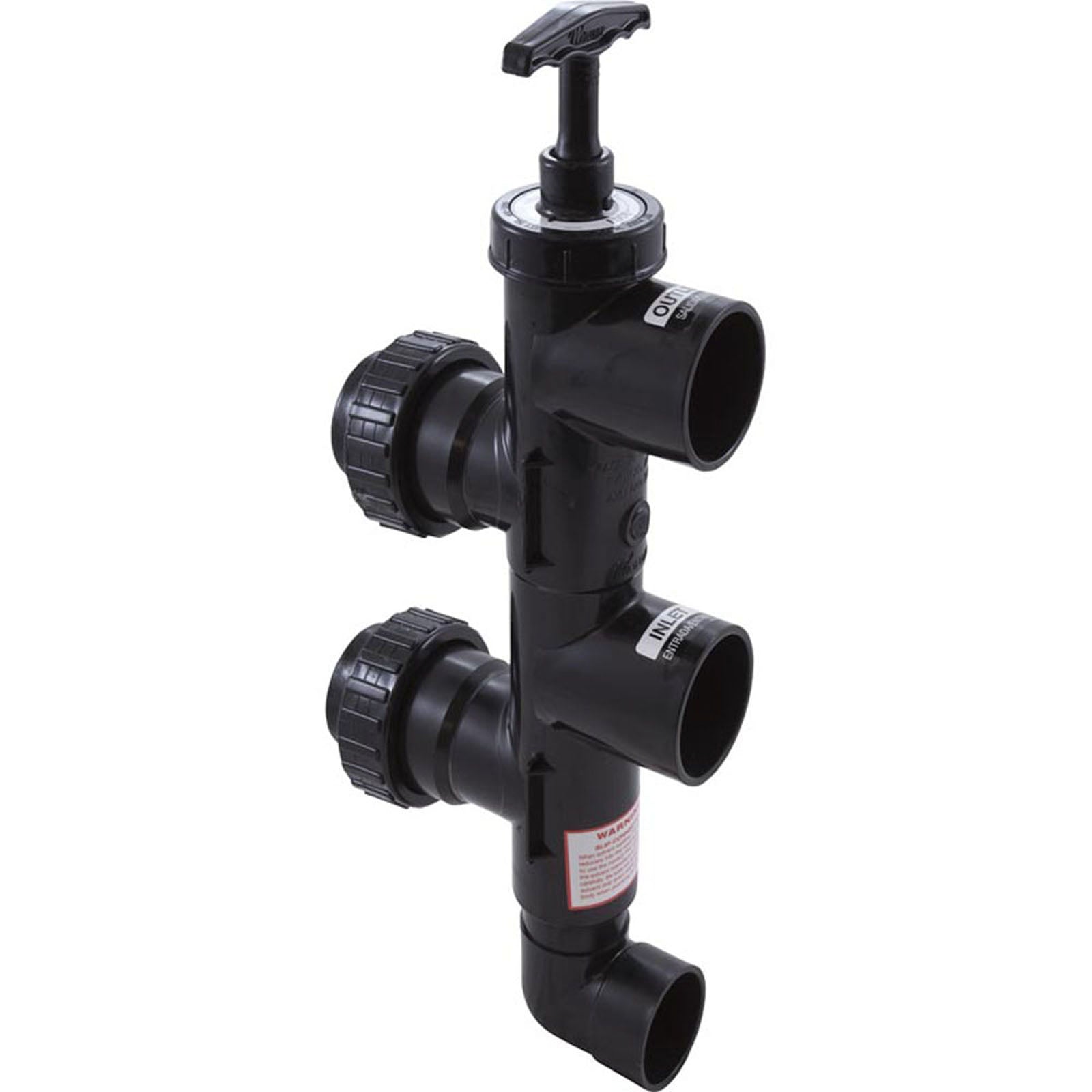 Push Pull Valve, Waterway 2-1/2", with 2" Reducer