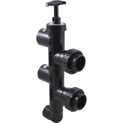 Válvula de empuje y tracción, vía fluvial de 2-1/2", con reductor de 2"