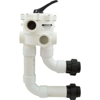 Multiport Valve, Waterway Side Mount, 2"fpt, w/Unions