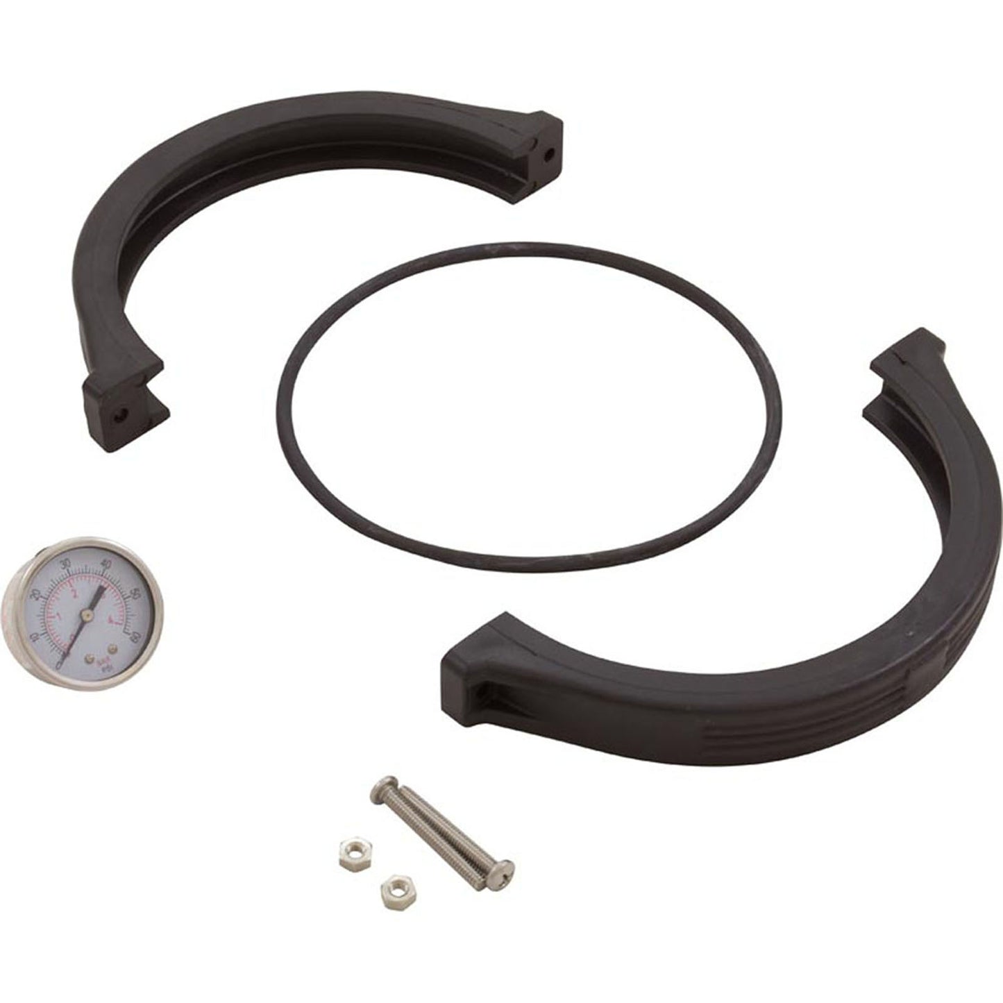 Válvula multipuerto, montaje superior de vía fluvial, 2" fpt, ​​con uniones