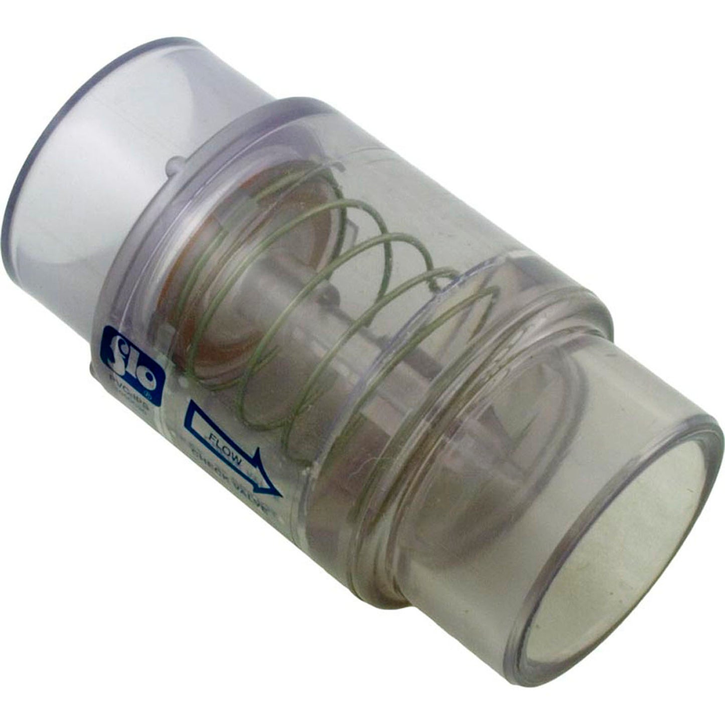 Check Valve, Flo Control, Spring, 1-1/2"s/2"spg, 1/4 lb, Air
