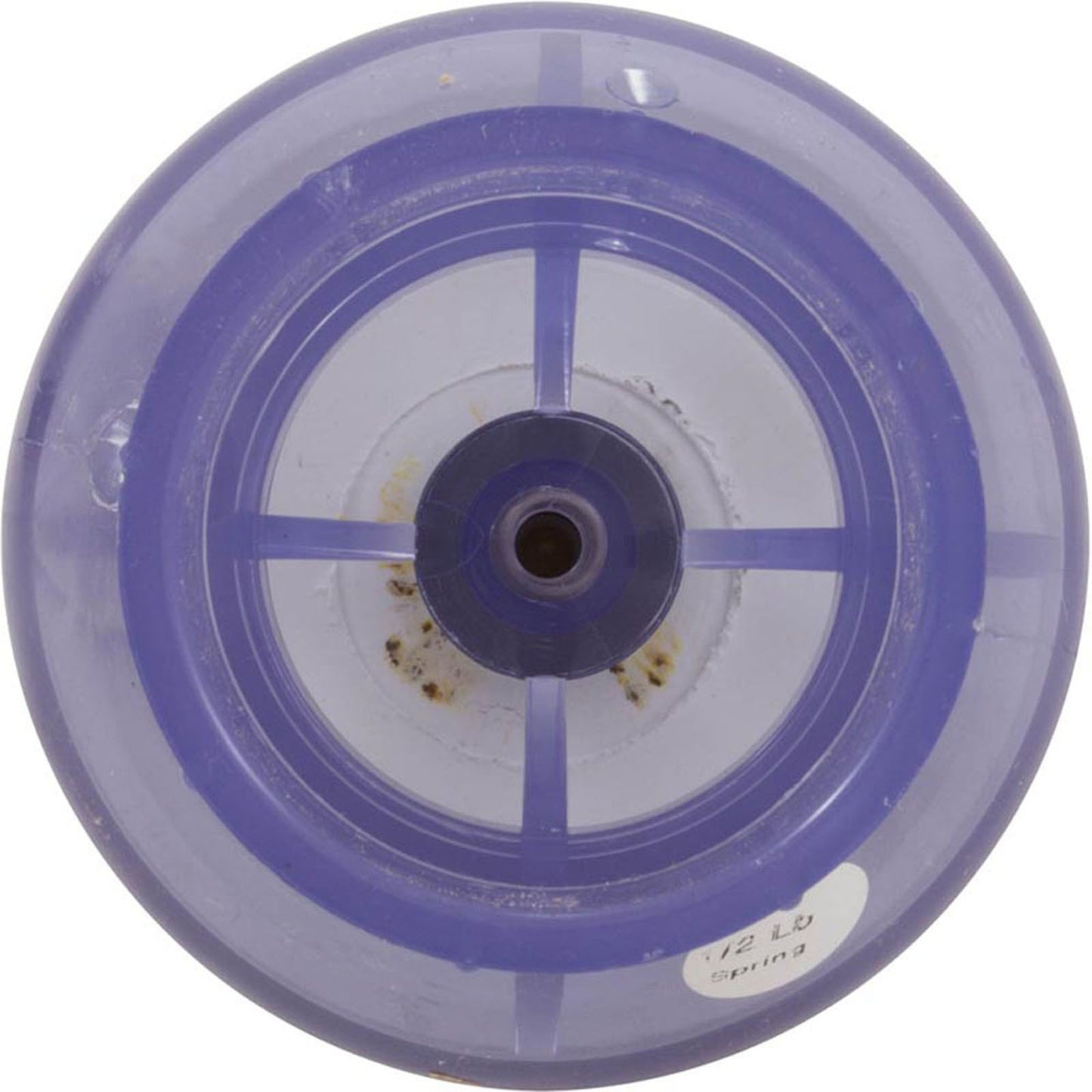 Válvula de retención, Flo Control 1011, 2", 1/2 lb, resorte, agua, transparente