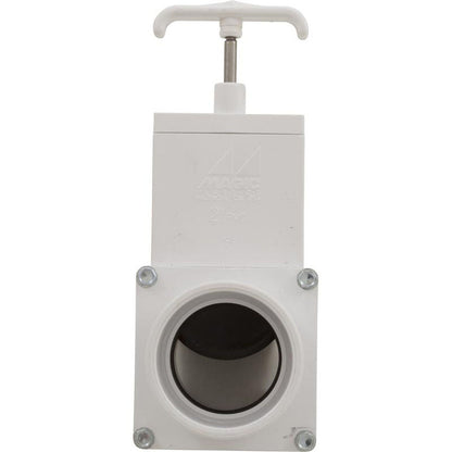 Válvula de compuerta, 3 piezas, Magic Plastics, 2" Slip x 2" Spigot, 80 PSI