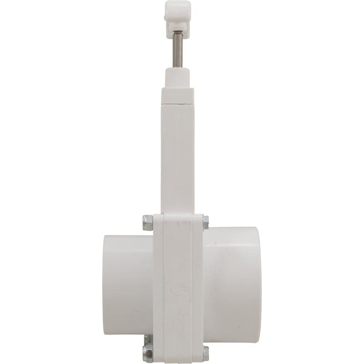 Gate Valve, 3 pc, Magic Plastics, 2" Slip x 2 " Spigot, 80 PSI