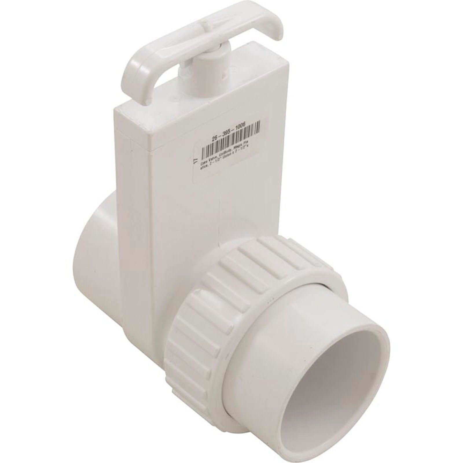 Gate Valve, UniBody, Magic Plastics, 2-1/2" Union x 2-1/2"s