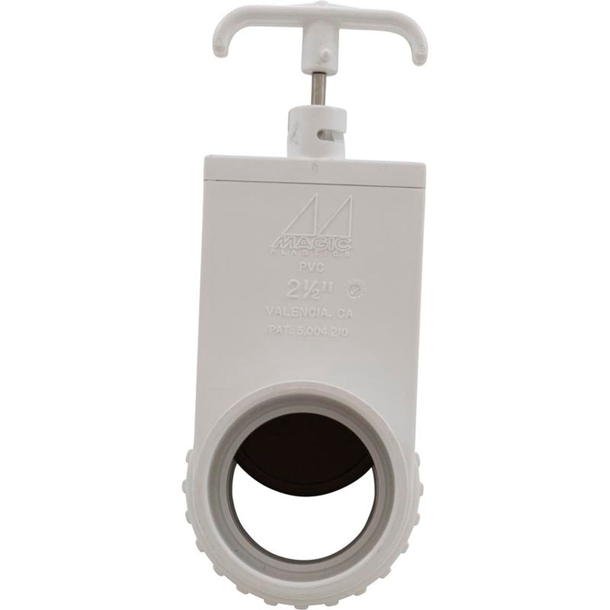 Gate Valve, UniBody, Magic Plastics, 2-1/2" Union x 2-1/2"s