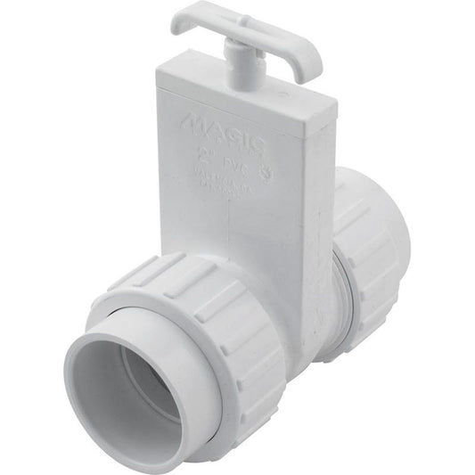 Válvula de compuerta, UniBody, Magic, unión de 2" x unión de 2", 80 psi