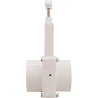 Gate Valve, 3 pc, Magic Plastics, 2" Slip x 2" Slip, 80psi