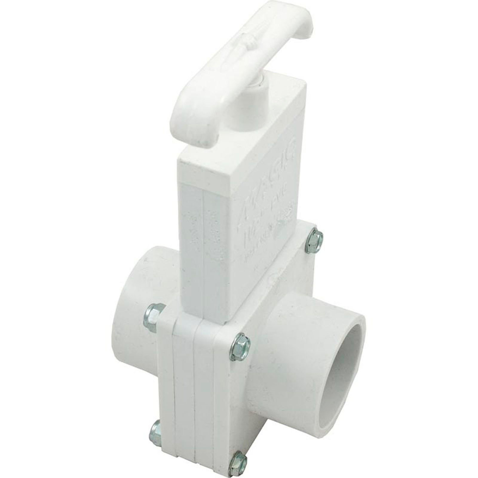 Gate Valve, 3 pc, Magic, 1-1/2"spg x 1-1/2"spg, 100psi