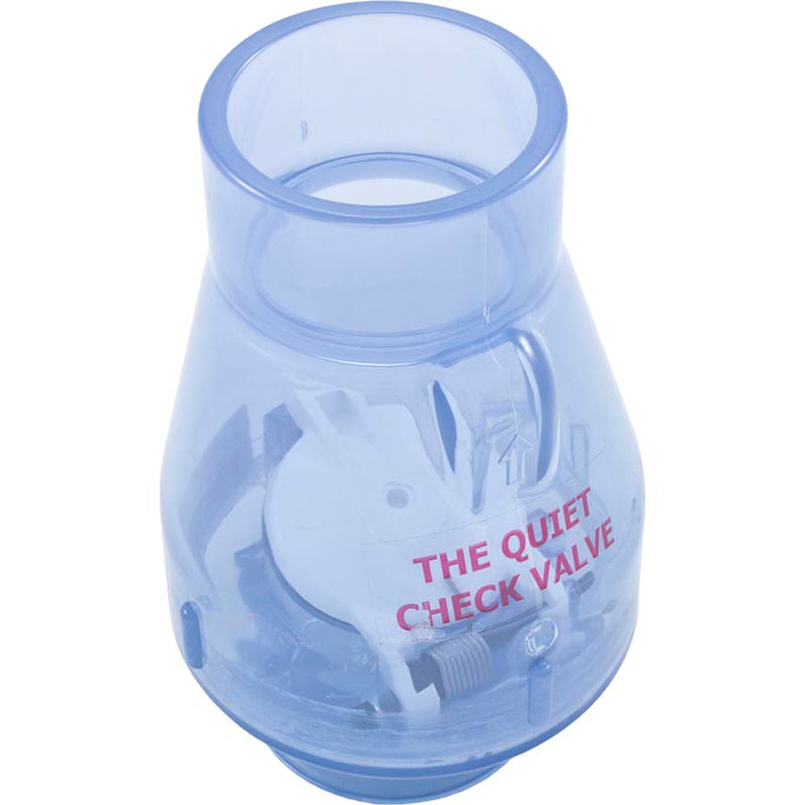 Check Valve, Magic Plastics Smart Check, 2" Slip, 2lb. Clear