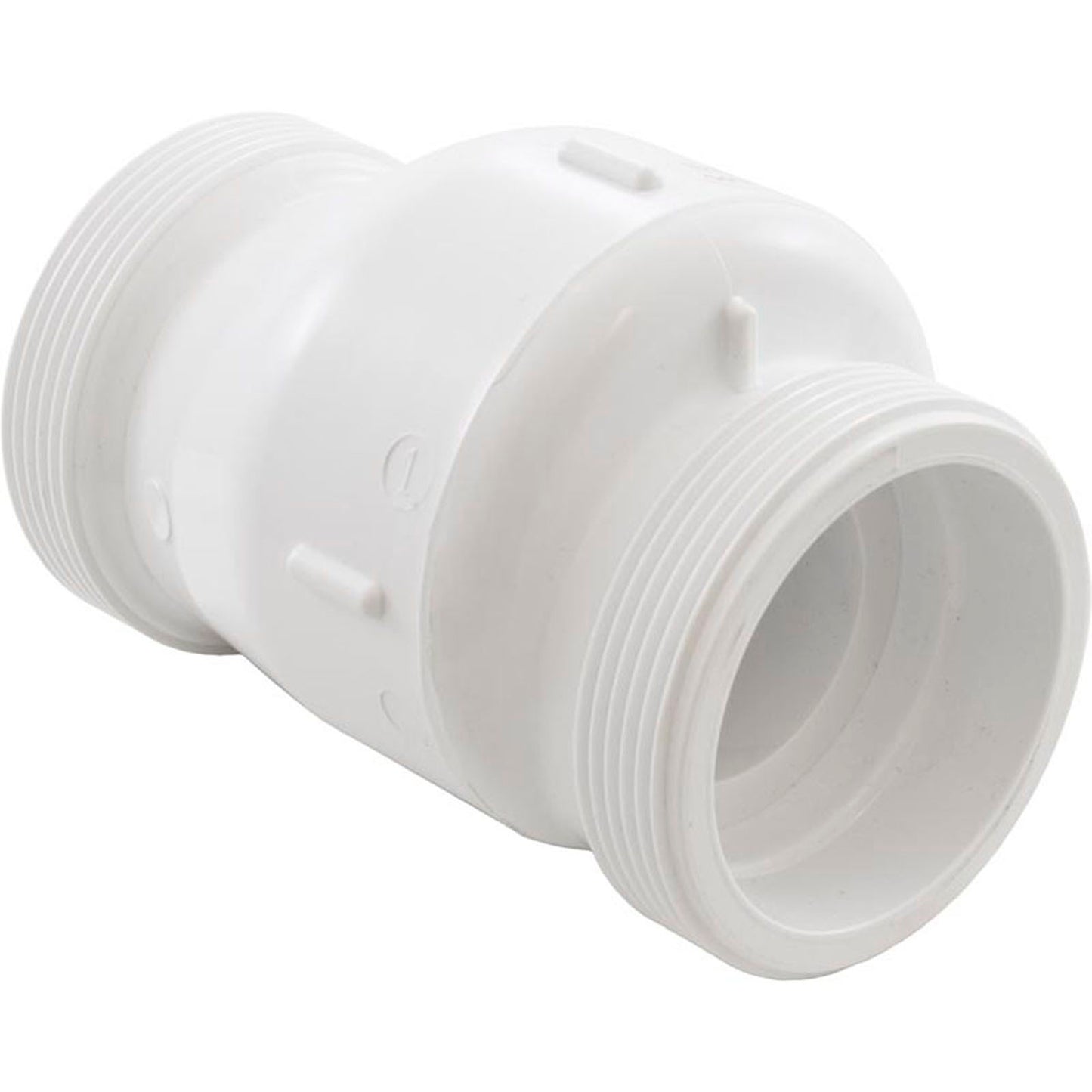 Check Valve, Magic, 1-1/2" ACME Fine Thd, 1/2lb, White