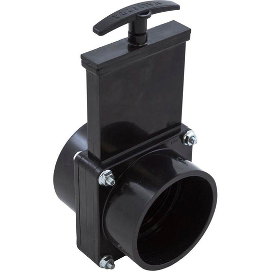 Gate Valve, 3 pc, Valterra, 3" Slip x 3" Slip, 30psi, Black