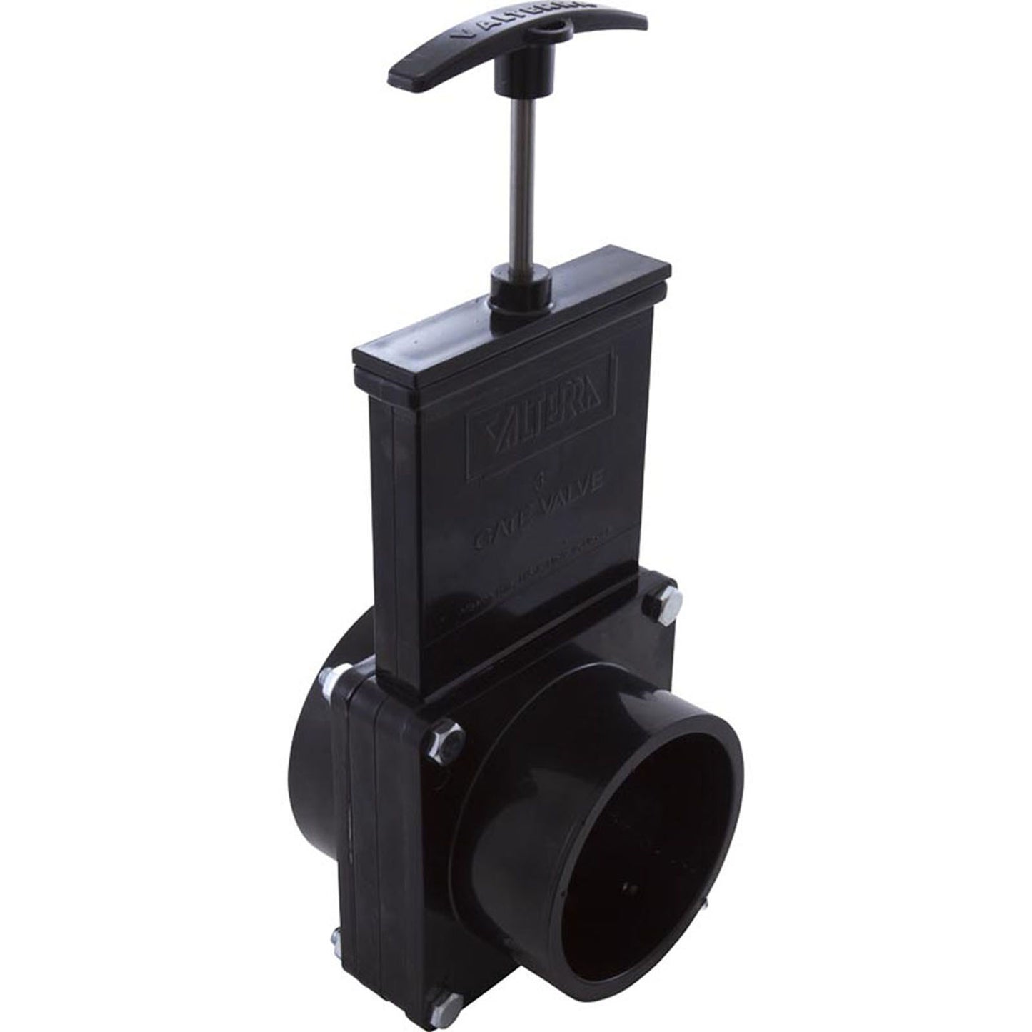 Gate Valve, 3 pc, Valterra, 3"fpt x 3"spg, 30psi, Black