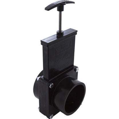 Gate Valve, 3 pc, Valterra, 3"fpt x 3"spg, 30psi, Black