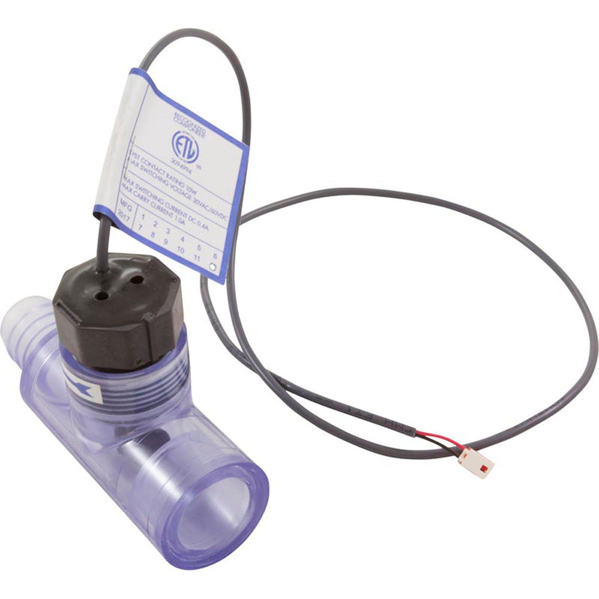 Flow Switch, D-1 Repl, 3/4" Slip x 3/4" Barb