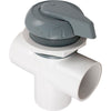 Diverter Valve, Hydro-Air/BWG Hydroflow, 2"s, 3 Port, Gray