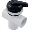 Diverter Valve, Hydro-Air/BWG Hydroflow, 2"s, 3 Port, Black
