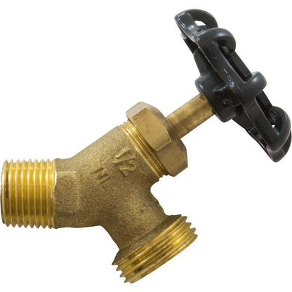 Hose Bib, 1/2" Male Pipe Thread, Brass