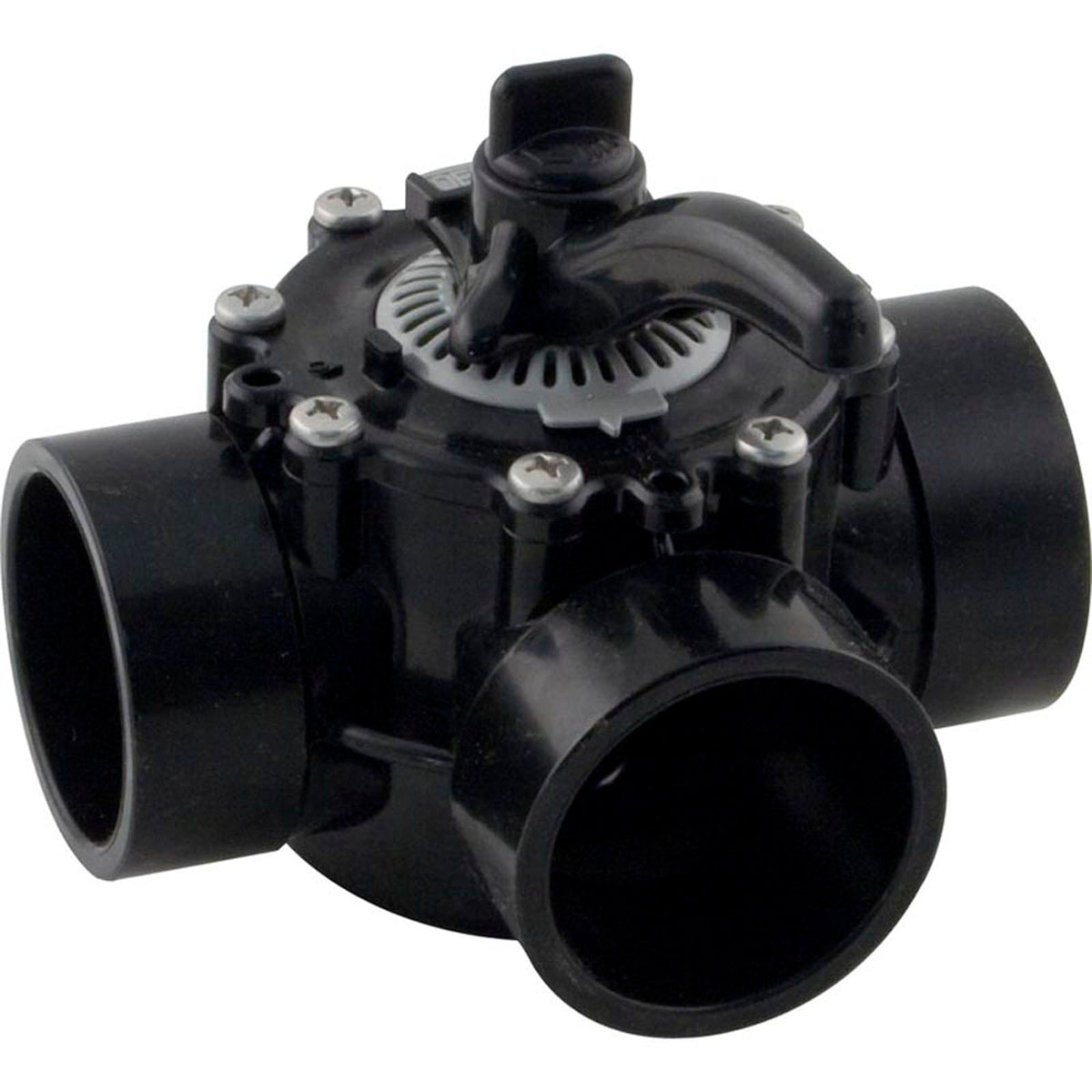 Diverter Valve, CMP Hydroseal, 2" Slip x 2-1/2" Spigot, 3 Port