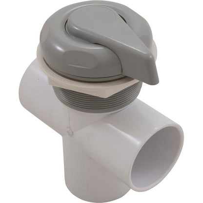 Vanne de dérivation, poignée à levier CMP, 2 po, 3 ports, échelle Smth, gris