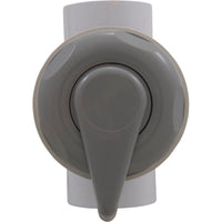 Diverter Valve, CMP Lever Handle, 2"s, 3 Port, Smth Scal, Gray