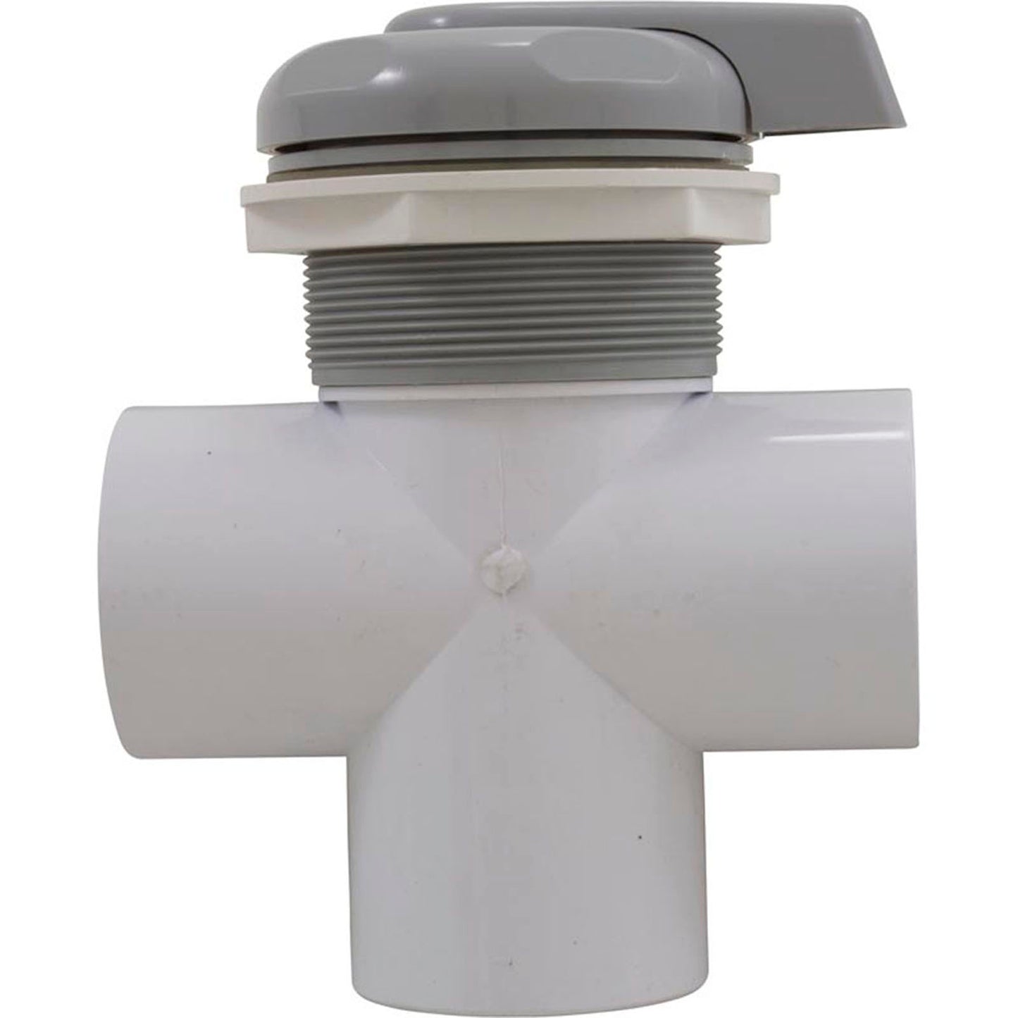 Vanne de dérivation, poignée à levier CMP, 2 po, 3 ports, échelle Smth, gris