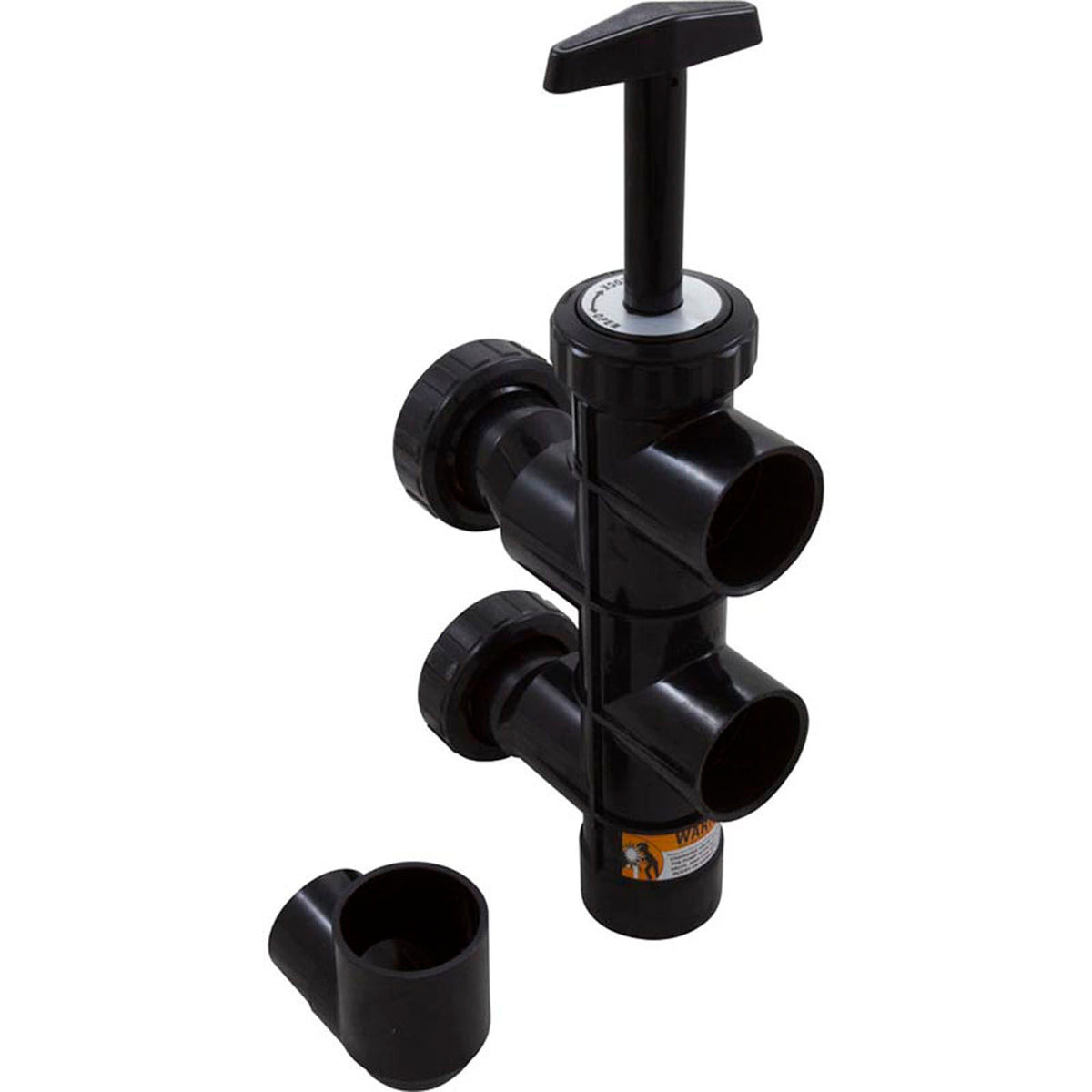 Push Pull Valve, CMP H Style, 2", Sand, Black