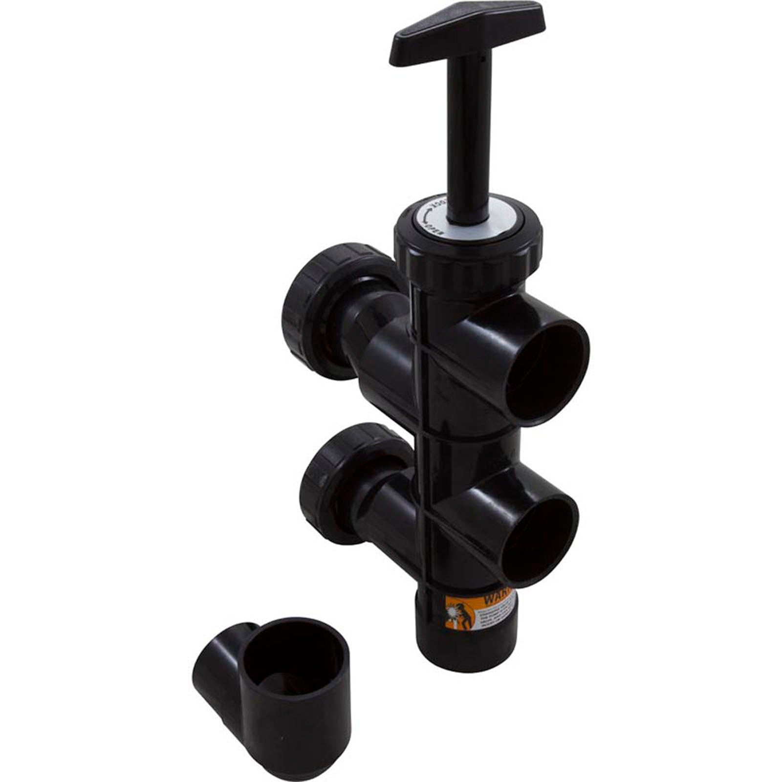 Push Pull Valve, CMP H Style, 2", Sand, Black