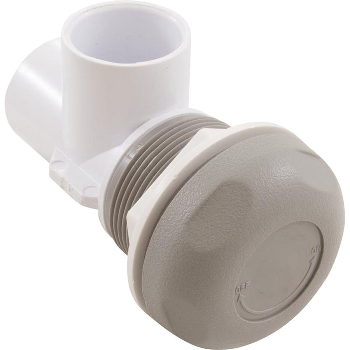 On/Off Valve, CMP Mushroom, 2-1/16"hs, Scalloped, 1"s, Gray