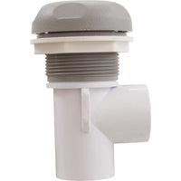 On/Off Valve, CMP Mushroom, 2-1/16"hs, Scalloped, 1"s, Gray