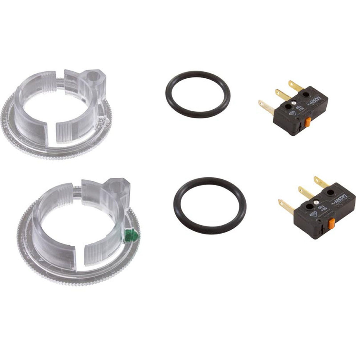 Microswitch Kit, Zodiac Jandy Valve Actuator, w/ Cams