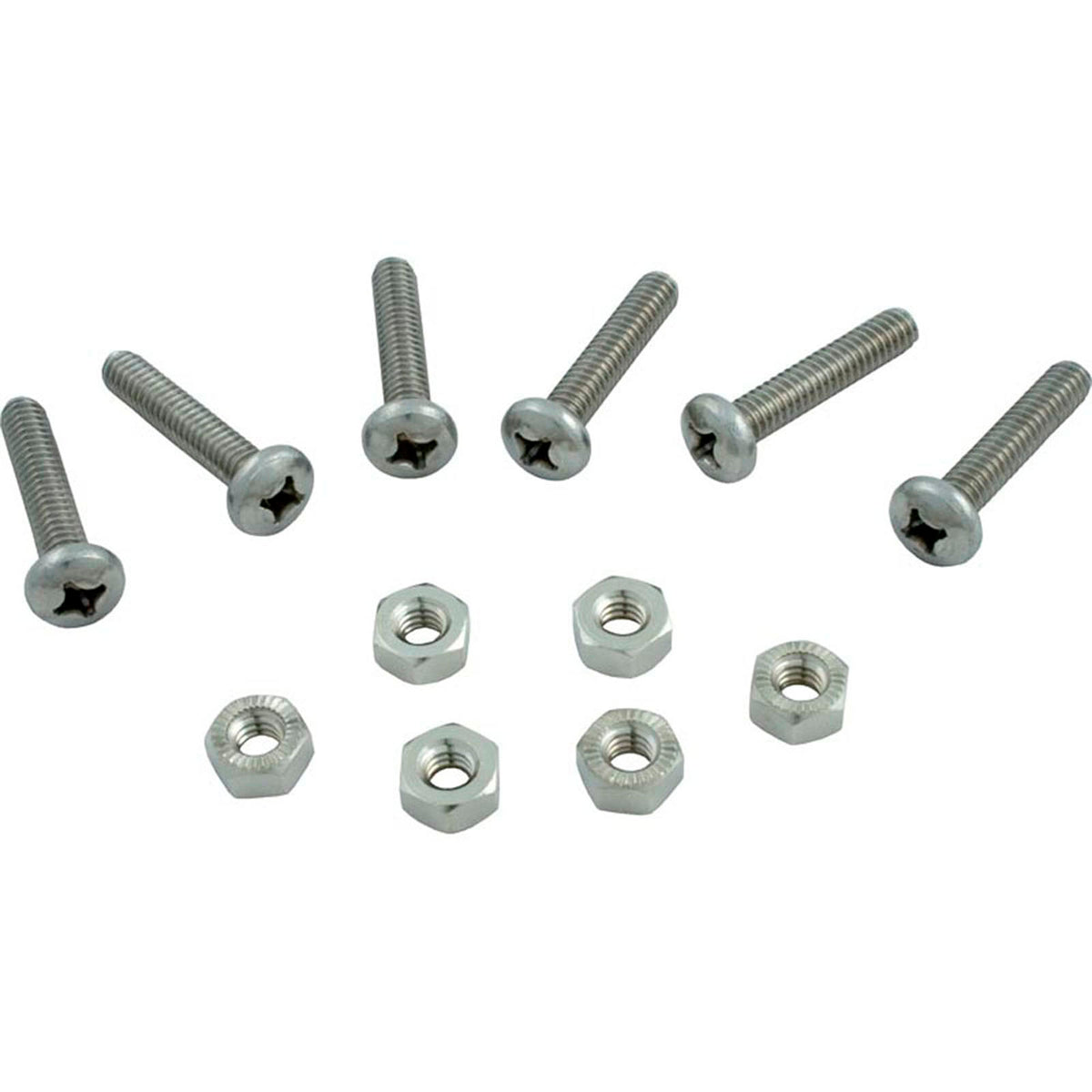 Screw, Hayward Vari-Flo/Selecta-Flo Valves, w/Nut, qty 6